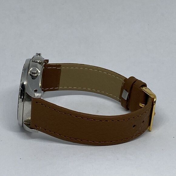 Fossil ES2681 Women's Brown Leather Analog Silver Dial Quartz Wrist Watch HK996 - Picture 9 of 12